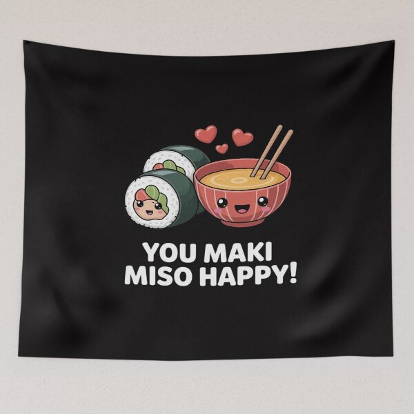 Item preview, Sushi Maki Soup Soy Sauce Sweet Gift Tempura designed and sold by Silicula.