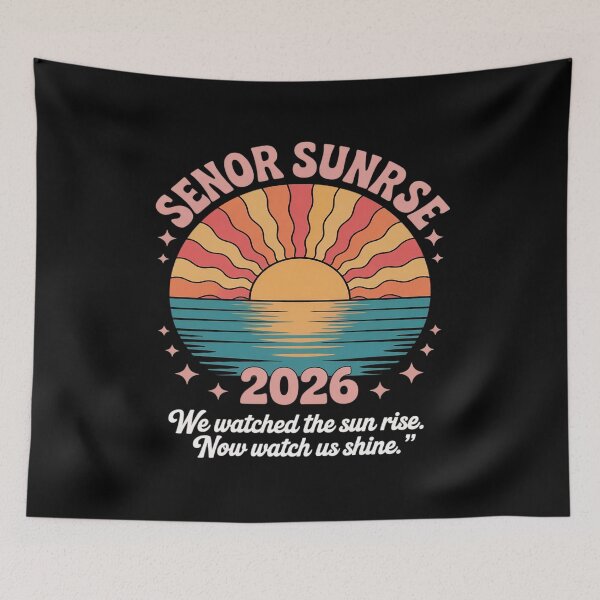 Item preview, Senior Sunrise 2026 We Watched the Sun Rise Quote designed and sold by velltoons.
