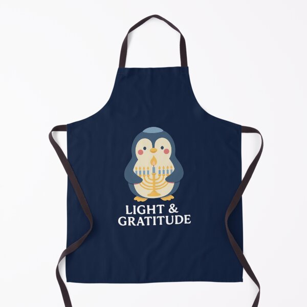 Item preview, Light & Gratitude – Kawaii Menorah Penguin designed and sold by Thank-HaShem.
