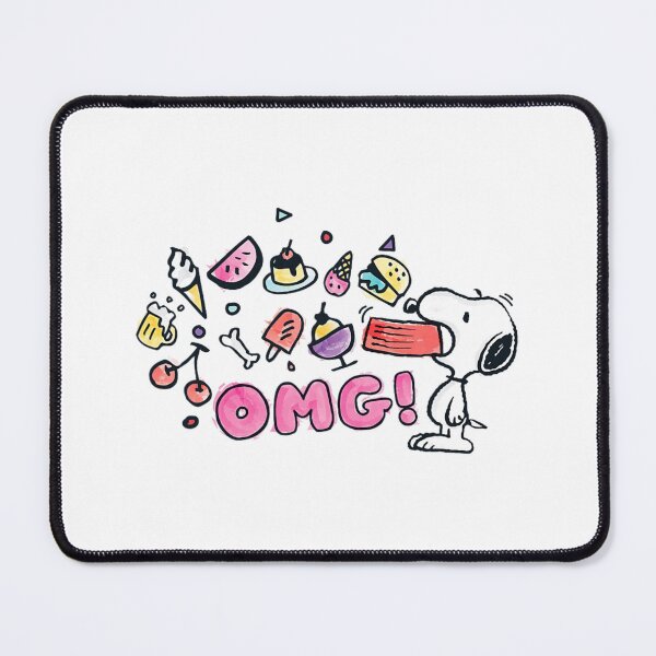 Item preview, Peanuts OMG Funny Foodie Dog Eating Snacks designed and sold by CedriMark.