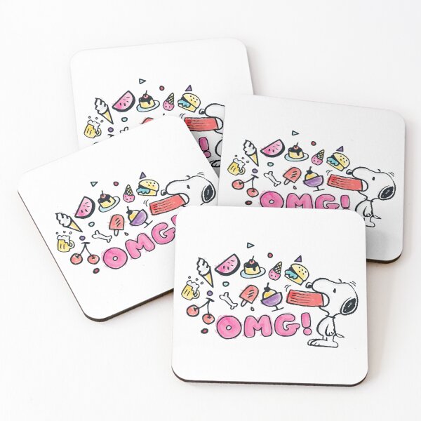 Item preview, Peanuts OMG Funny Foodie Dog Eating Snacks designed and sold by CedriMark.
