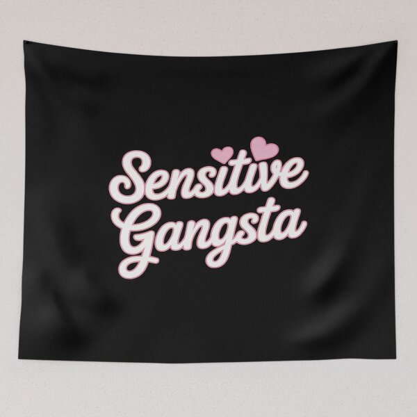 Item preview, Sensitive Gangsta Cute Empath Heart Love designed and sold by velltoons.