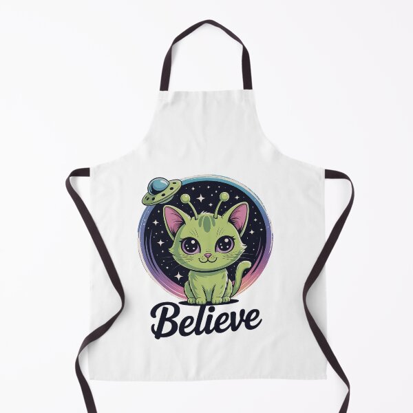 Item preview, Cute Alien Cat Belive in UFO Kawaii designed and sold by HaileyRobel.