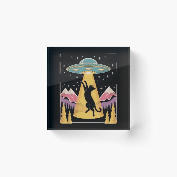 Item preview, Cow UFO Abduction  designed and sold by DrewLeuschke.