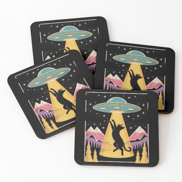 Item preview, Cow UFO Abduction  designed and sold by DrewLeuschke.