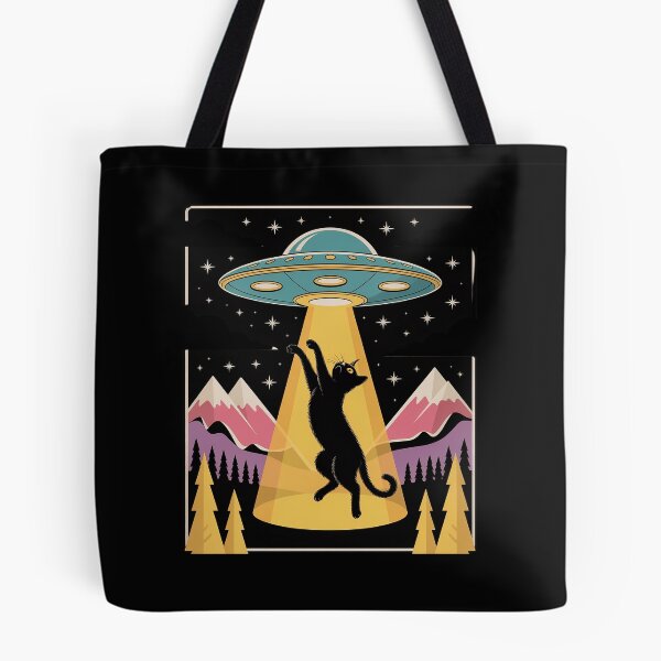 Item preview, Cow UFO Abduction  designed and sold by DrewLeuschke.
