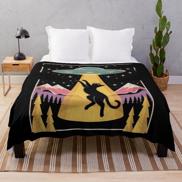 Item preview, Cow UFO Abduction designed and sold by DrewLeuschke.