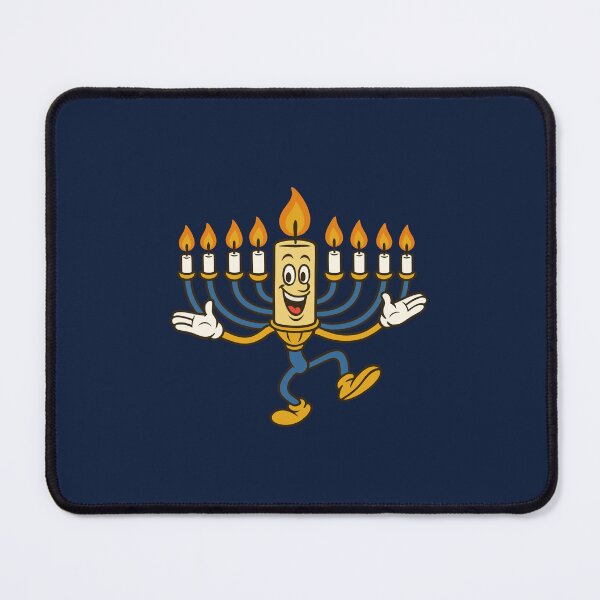 Item preview, Dancing Menorah Candle – Vintage Cartoon Hanukkah designed and sold by Thank-HaShem.