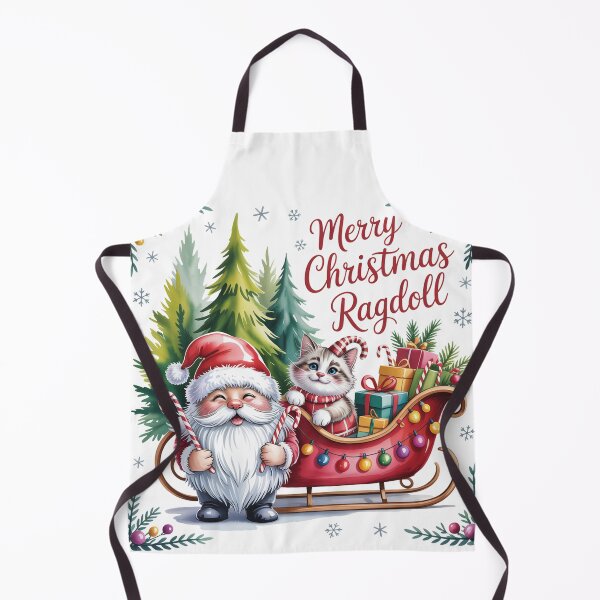 Item preview, Ragdoll cat merry Christmas Santa designed and sold by kaka8888.