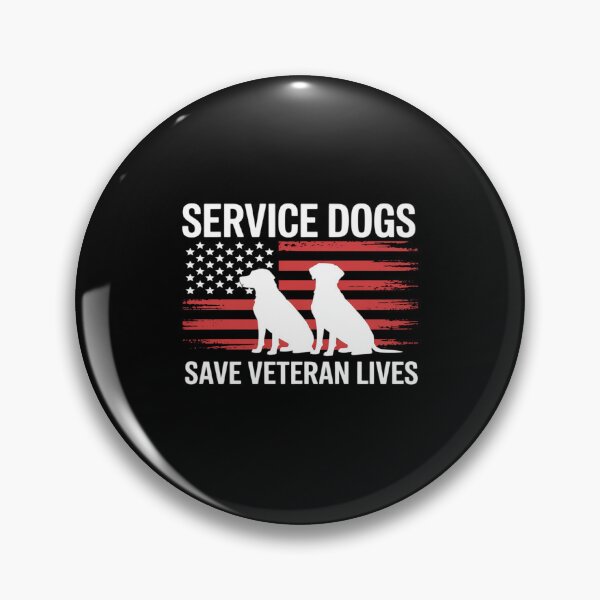 Item preview, Service Dogs Save Veteran Lives American Flag Veterans Day designed and sold by velltoons.