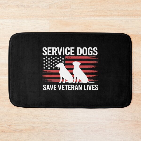 Item preview, Service Dogs Save Veteran Lives American Flag Veterans Day designed and sold by velltoons.