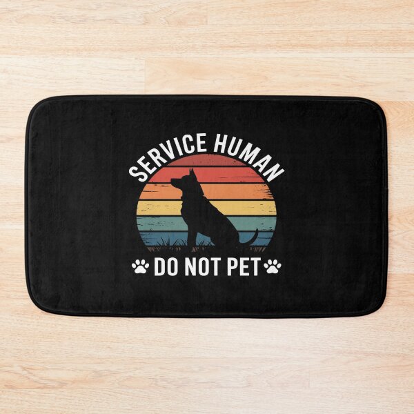 Item preview, Service-Human Do Not Pet Dog Lover designed and sold by velltoons.