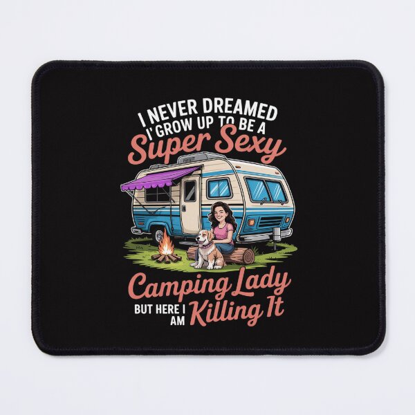 Item preview, Saying Outdoor Camping Lady Adventure Holiday Women designed and sold by Silicula.