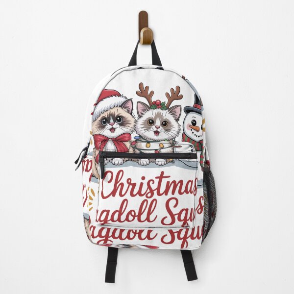 Item preview, Ragdoll cat merry Christmas Santa squad designed and sold by kaka8888.