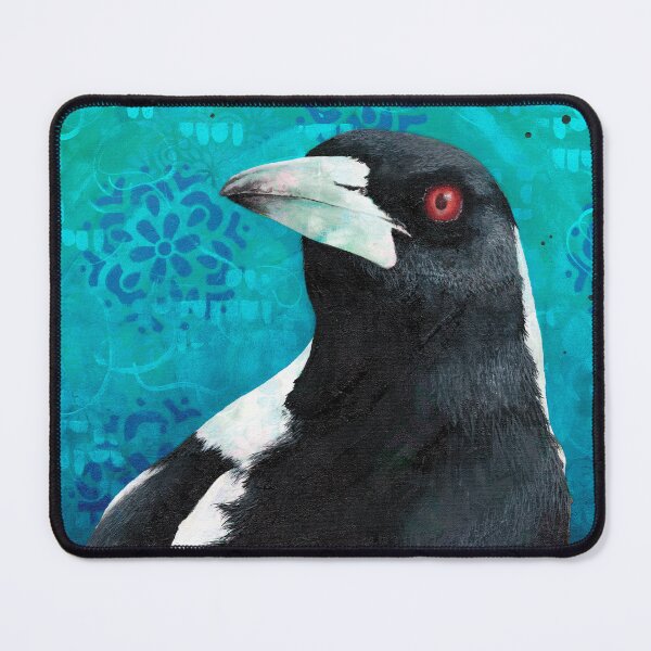 Item preview, Judging You - Magpie Portrait designed and sold by TinyRed SpiralArt.