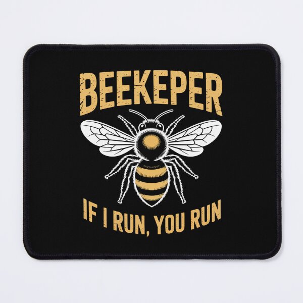 Item preview, Beekeeper If I Run You Run Funny Beekeeping Beekeeper Gift  designed and sold by DrewLeuschke.