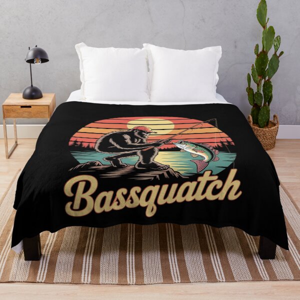 Item preview, Bassquatch! Funny Bigfoot Fishing Outd designed and sold by MinaReinger.
