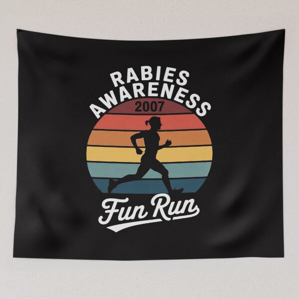 Item preview, Rabies Awareness Run TV Comedy Running designed and sold by GalaFunny.