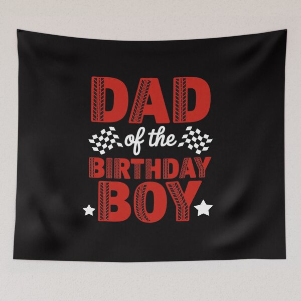 Item preview, Race Car Dad Of The Birthday Boy Racing Family Pit Crew designed and sold by GalaFunny.