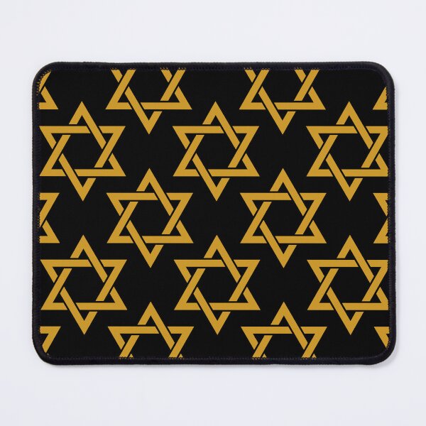 Item preview, Hanukkah Star Of David Golden And Black Pattern designed and sold by DEC02.