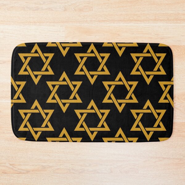 Item preview, Hanukkah Star Of David Golden And Black Pattern  designed and sold by DEC02.