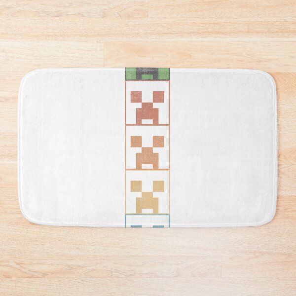 Item preview, Retro Rainbow Pixel Art Monster Face Stack Distressed designed and sold by DavinMaur.