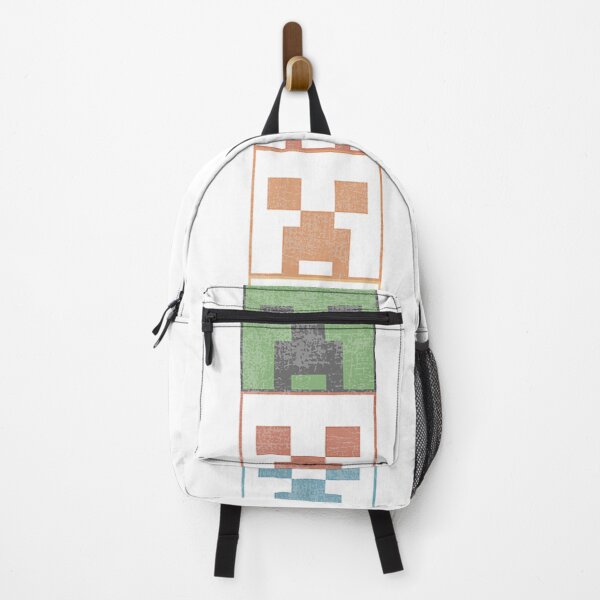 Item preview, Retro Rainbow Pixel Art Monster Face Stack Distressed designed and sold by DavinMaur.