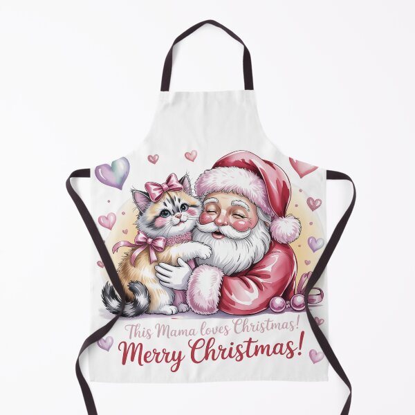 Item preview, Ragdoll cat merry Christmas Santa love designed and sold by kaka8888.