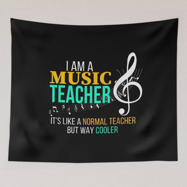 Item preview, Funny Music Teacher T-Shirt Cool Teacher Gift for Men designed and sold by Hili1978.