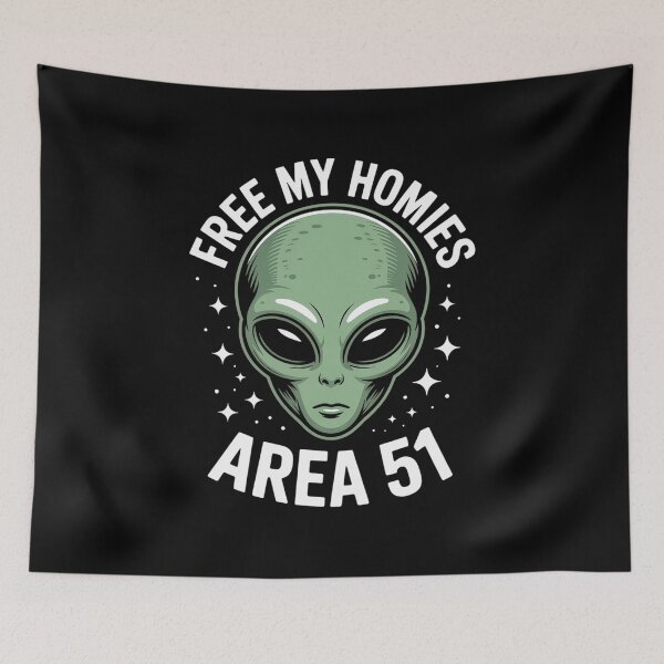 Item preview, Alien Free My Homies Area 51 Funny UFO Boys Kids Men Women designed and sold by AmparoBoyle.