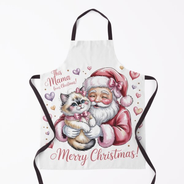 Item preview, Ragdoll cat merry Christmas Santa love designed and sold by kaka8888.