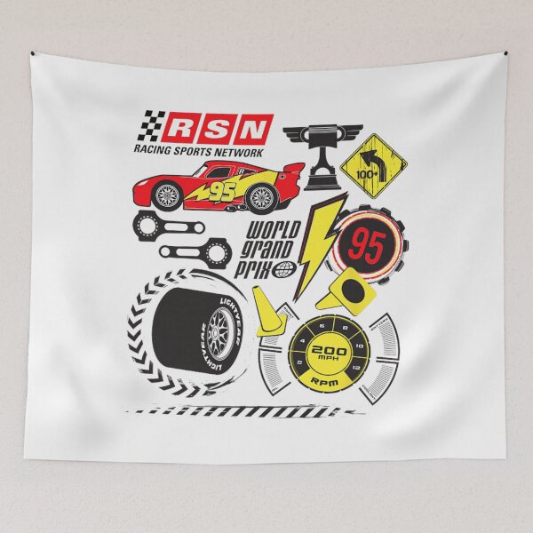 Item preview, Disney Pixar Cars 2 World Grand Prix Race Essentials Poster designed and sold by DavinMaur.