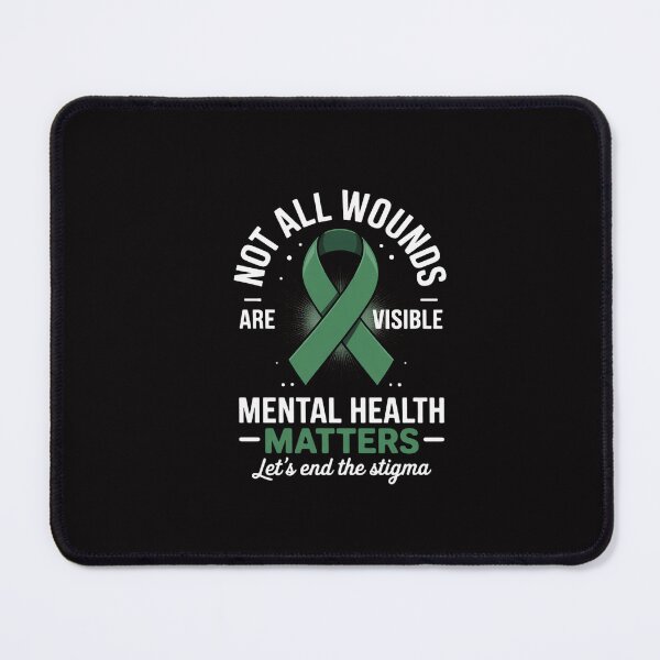 Item preview, Not All Wounds Visible Mental Health Matters Aware Men Women designed and sold by GalaFunny.