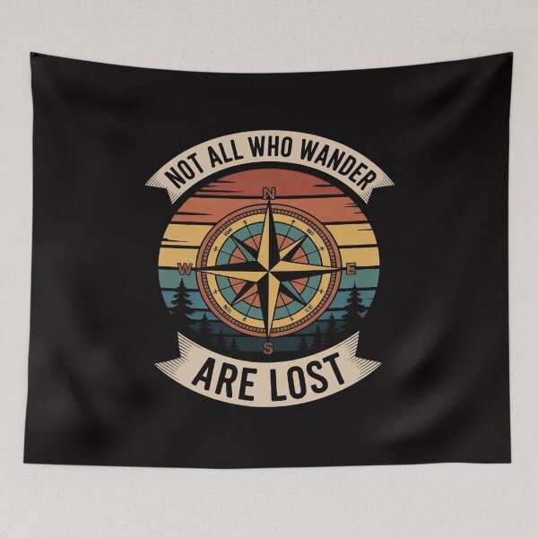Item preview, Not All Who Wander Are Lost Outdoor Hiking Traveling designed and sold by GalaFunny.