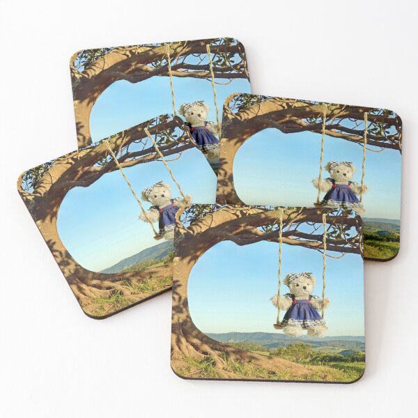 Item preview, Teddy Bear swinging on fig tree designed and sold by Konjo-Photos.