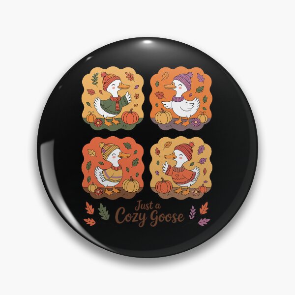 Item preview, Funny Silly Fall Goose Autumn Just A Cozy Goose Women Girl  designed and sold by AmparoBoyle.