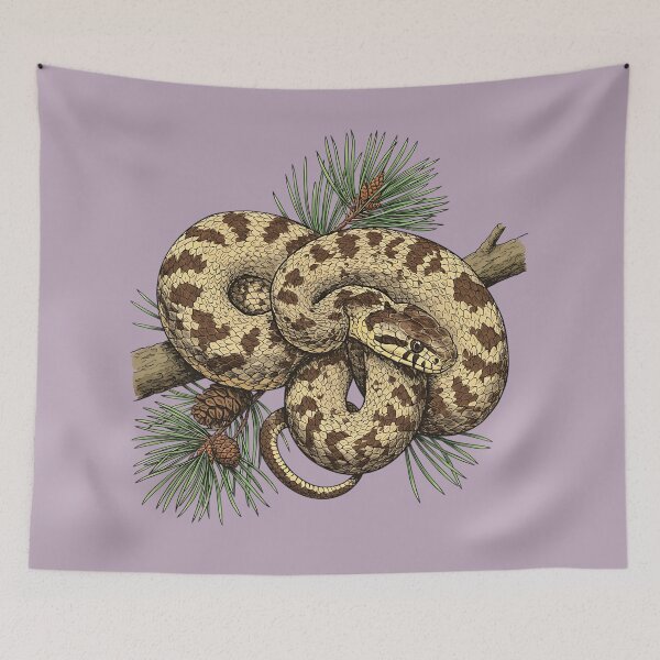 Item preview, Northern Pine Snake Resting on Longleaf Boughs designed and sold by BirdsnStuff.