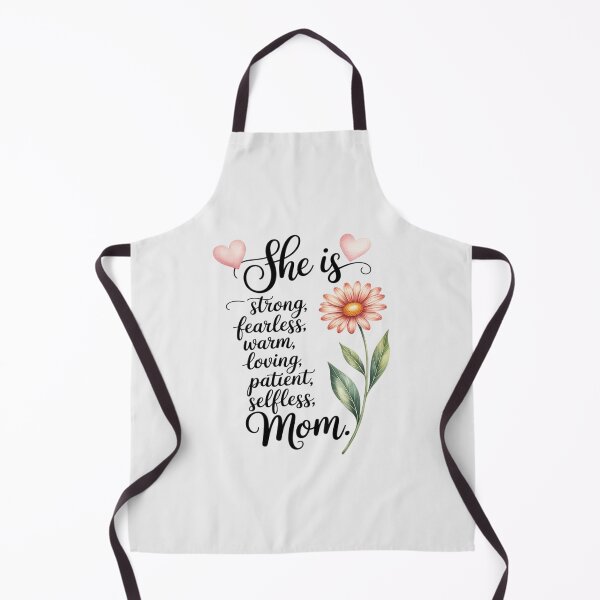 Item preview, She Is Strong Fearless Warm Loving Patient Selfless Mom designed and sold by FndPardaL.