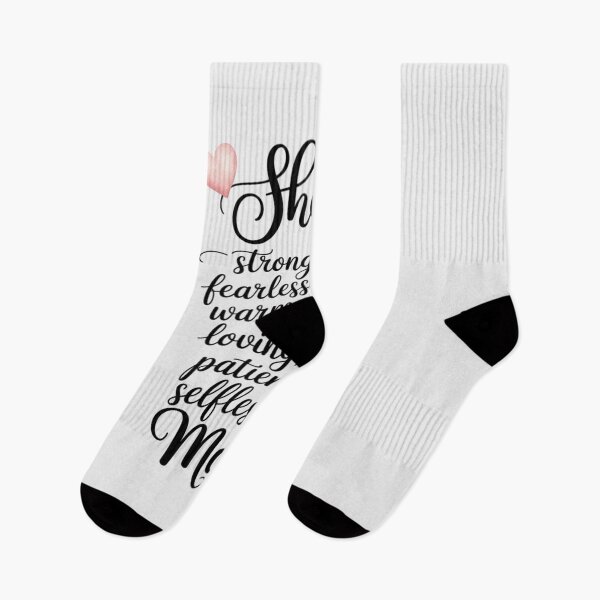 Item preview, She Is Strong Fearless Warm Loving Patient Selfless Mom designed and sold by FndPardaL.