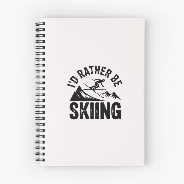 Item preview, Skier I'd Rather Be Skiing Ski designed and sold by GalaFunny.