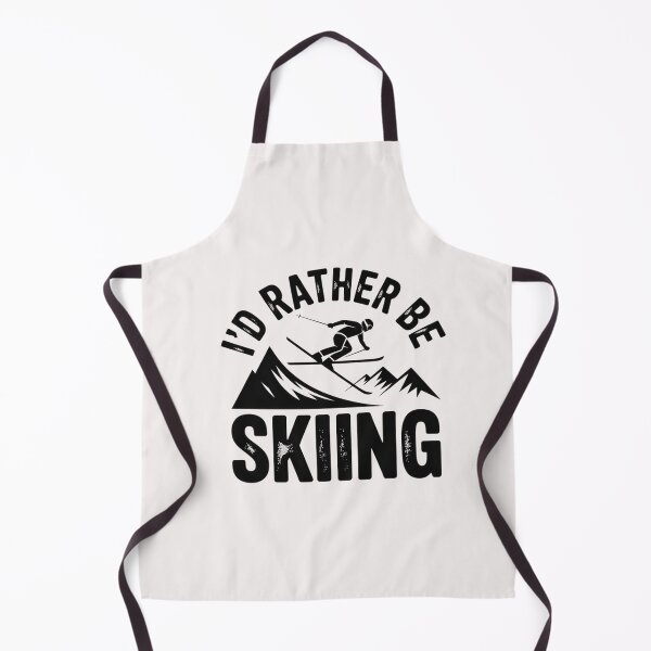 Item preview, Skier I'd Rather Be Skiing Ski designed and sold by GalaFunny.