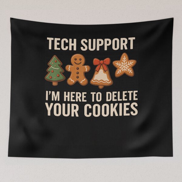 Item preview, Tech Support I'M Here To Delete Your Cookies Men Funny It designed and sold by AlbertaDana.