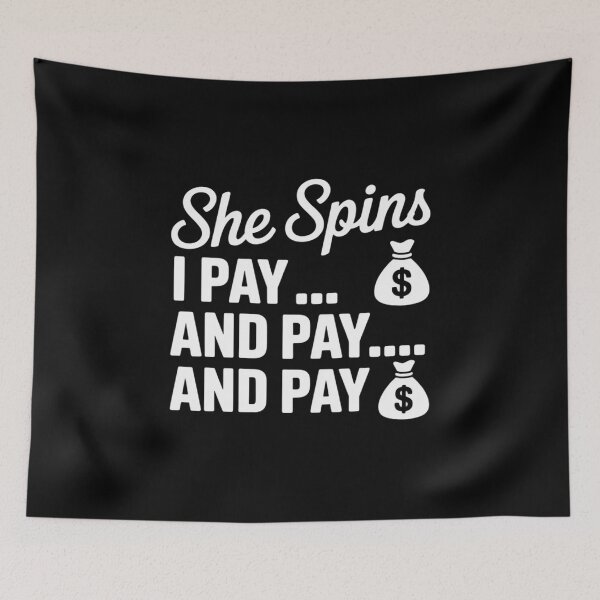 Item preview, She Spins I Pay Color Guard Dad of A Color Guard Member Dad designed and sold by FndPardaL.