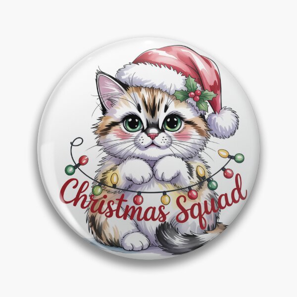 Item preview, Ragdoll cat merry Christmas Santa squad designed and sold by kaka8888.