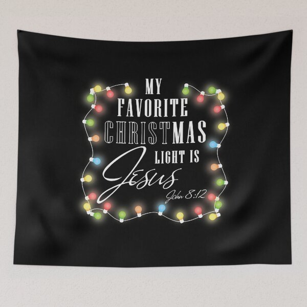 Item preview, Merry Christmas Xmas Favorite Light Christian Jesus Lovers designed and sold by DorisElaine.