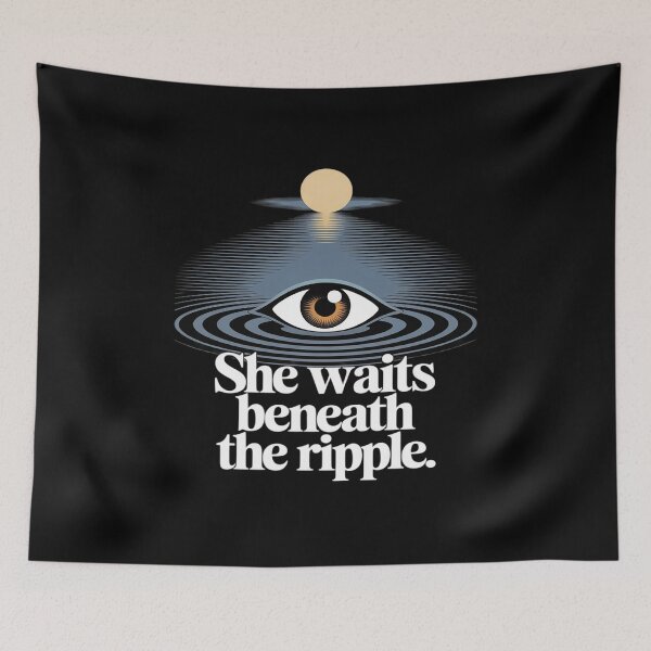 Item preview, She Waits Beneath The Ripple Mystical designed and sold by FndPardaL.