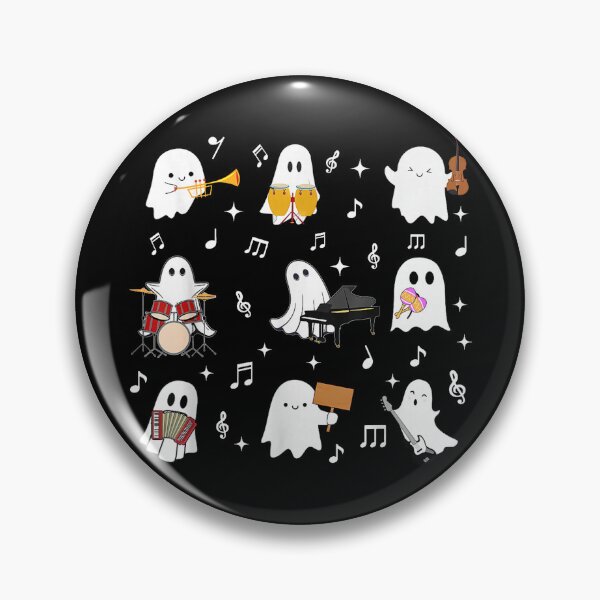 Item preview, Halloween Ghost Music Teacher Playing Instruments designed and sold by Hili1978.