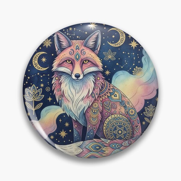 Item preview, The cold fox among folk colors designed and sold by Selenaemrak.