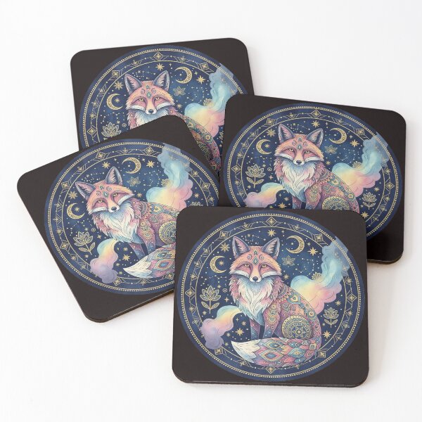Item preview, The cold fox among folk colors designed and sold by Selenaemrak.