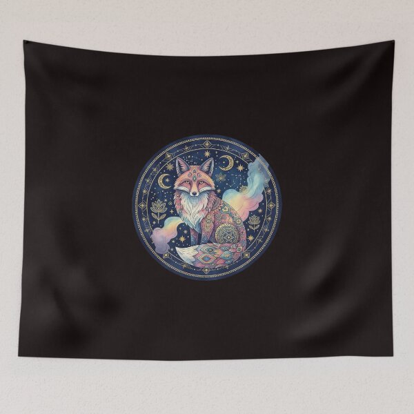 Item preview, The cold fox among folk colors designed and sold by Selenaemrak.